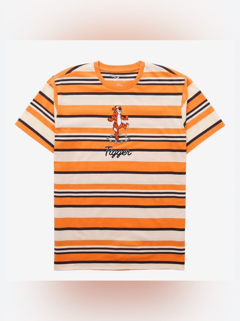 Disney Winnie the Pooh Tigger Striped T-Shirt Size Small
